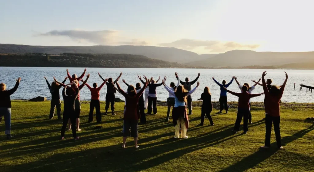 Holy Isle by the shore